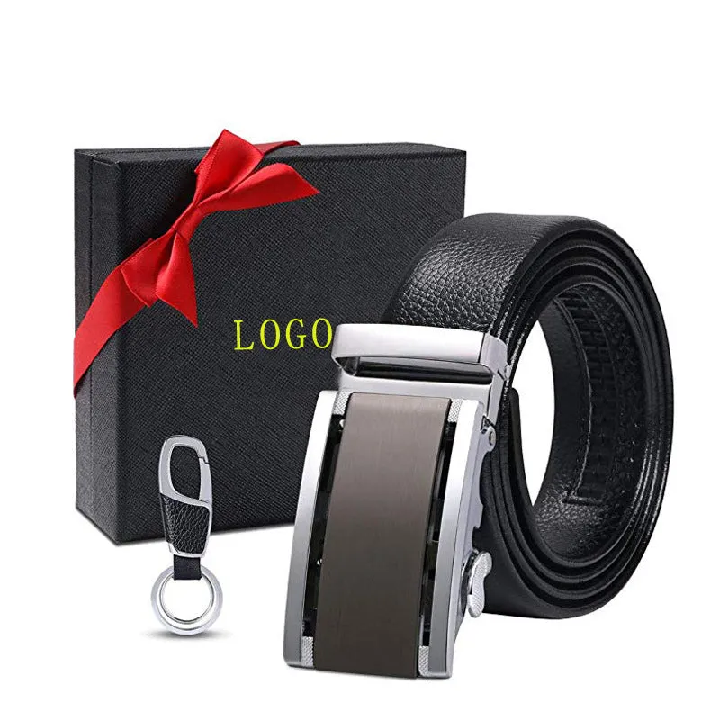 Men's Automatic Buckle First Layer  Gift Belt