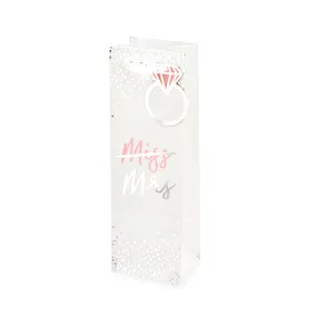 Miss To Mrs Single-Bottle Wine Bag by Cakewalk