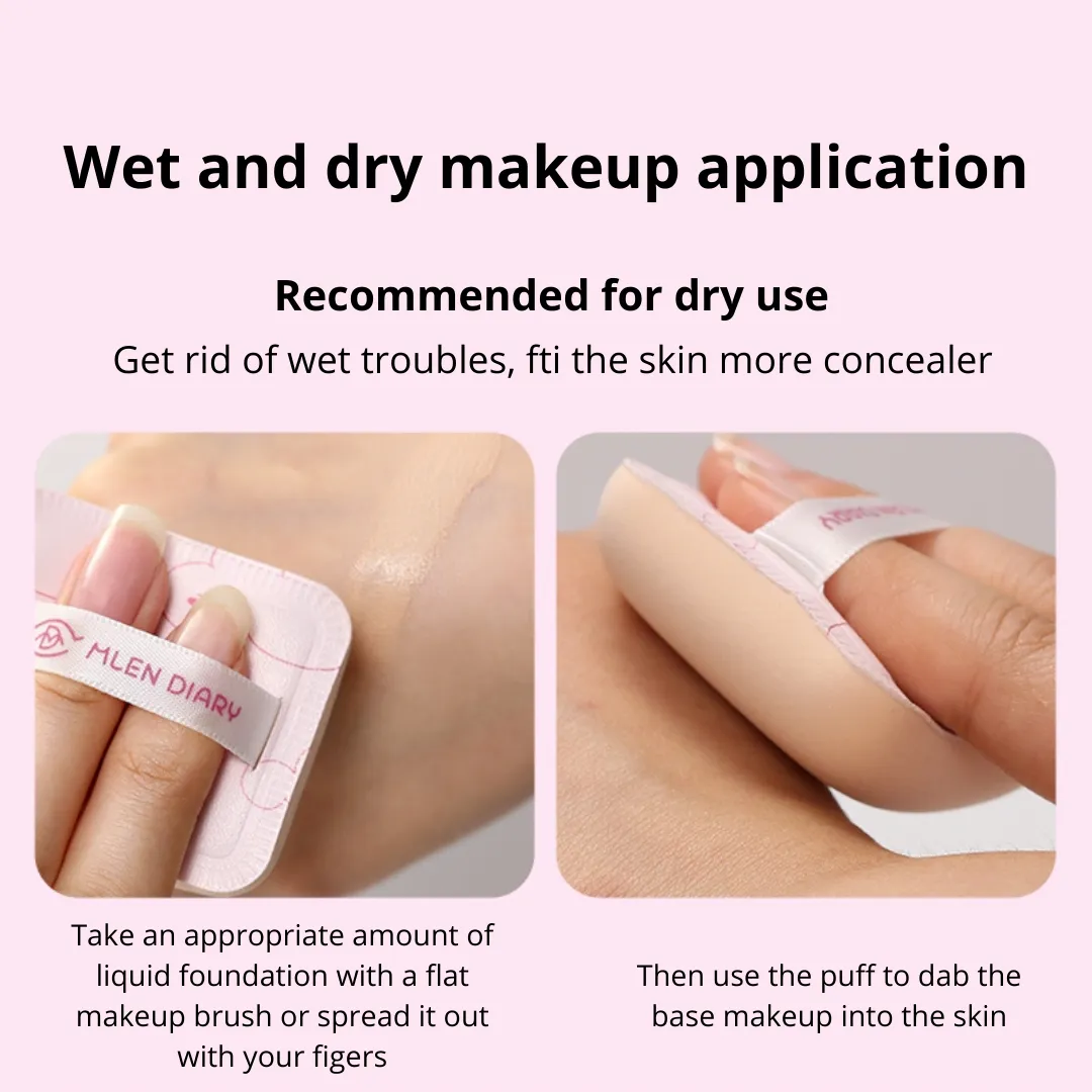 MLEN DIARY Cotton Air Cushion Powder Puff