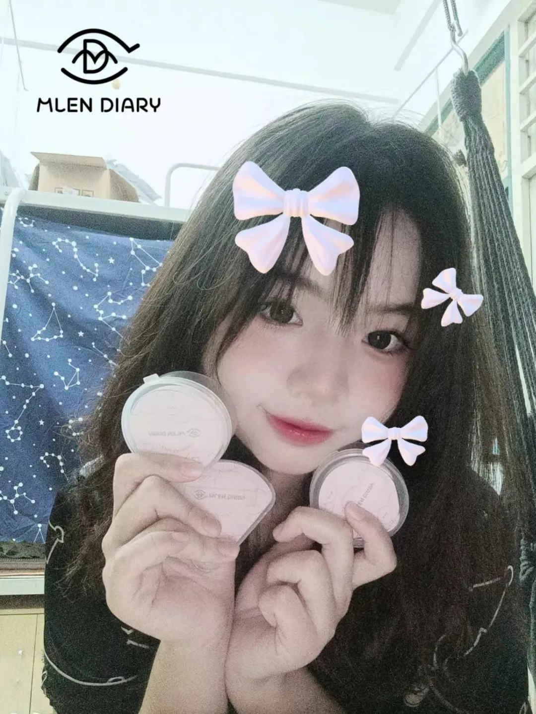 MLEN DIARY Cotton Air Cushion Powder Puff