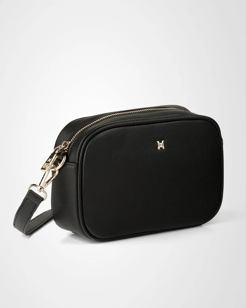 Monica White Camera Crossbody Bag   Utility Bag Strap