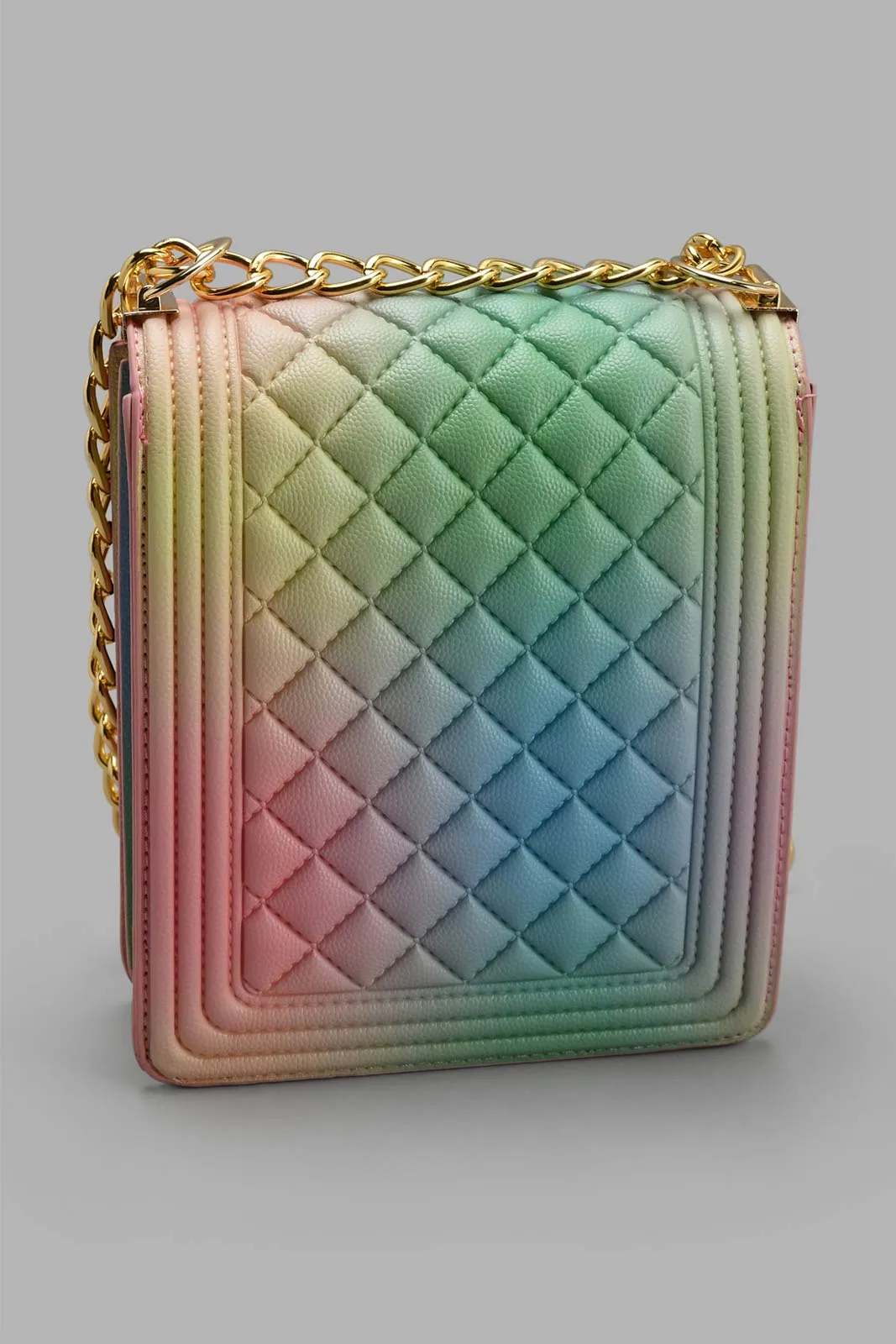 Multicolour Quilted Crossbody Bag