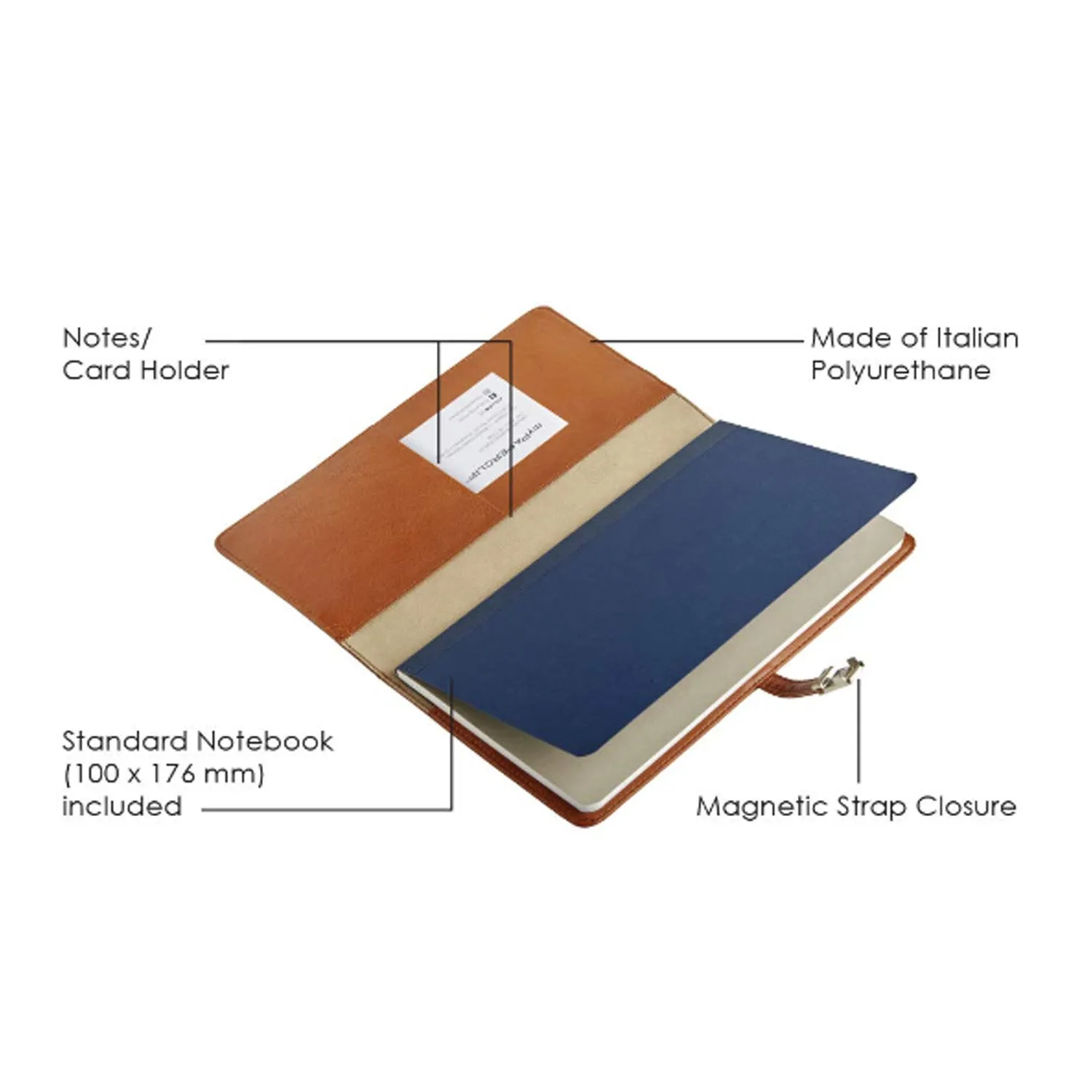 myPAPERCLIP Personal Organizer - Tan - Medium