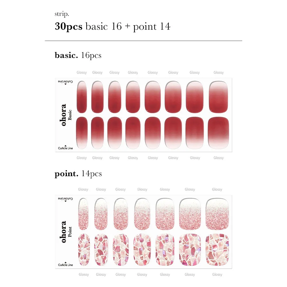 N Brilliant Manicure Semi-cured Gel Nail Strips