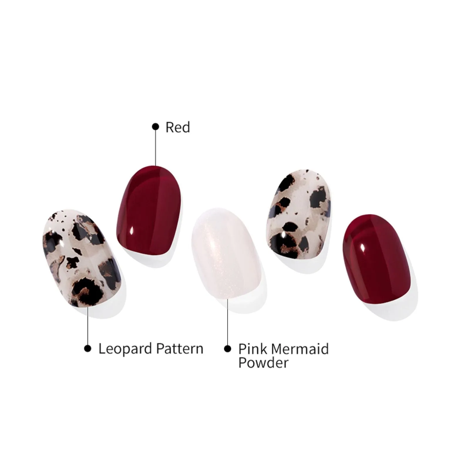 N Howling Manicure Semi-cured Gel Nail Strips ND-328
