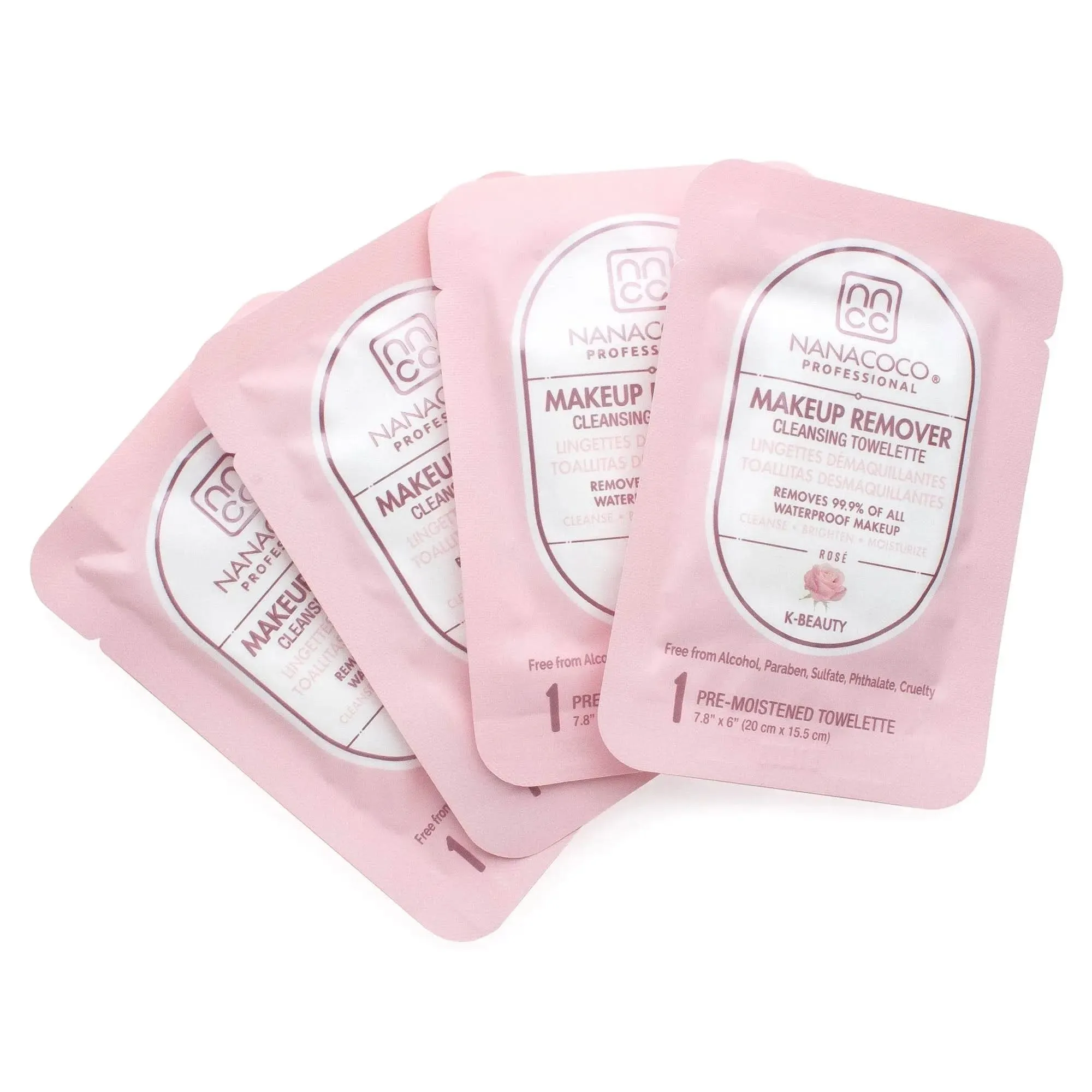 NANACOCO Makeup Remover Cleansing Towlettes (20xSingles)