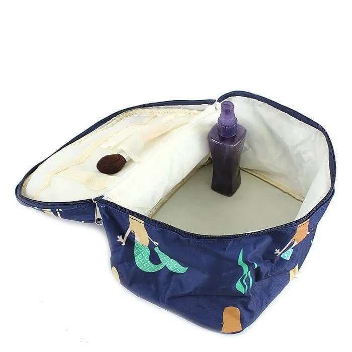 NC70-26 Bird Print Cosmetic/Makeup Bag