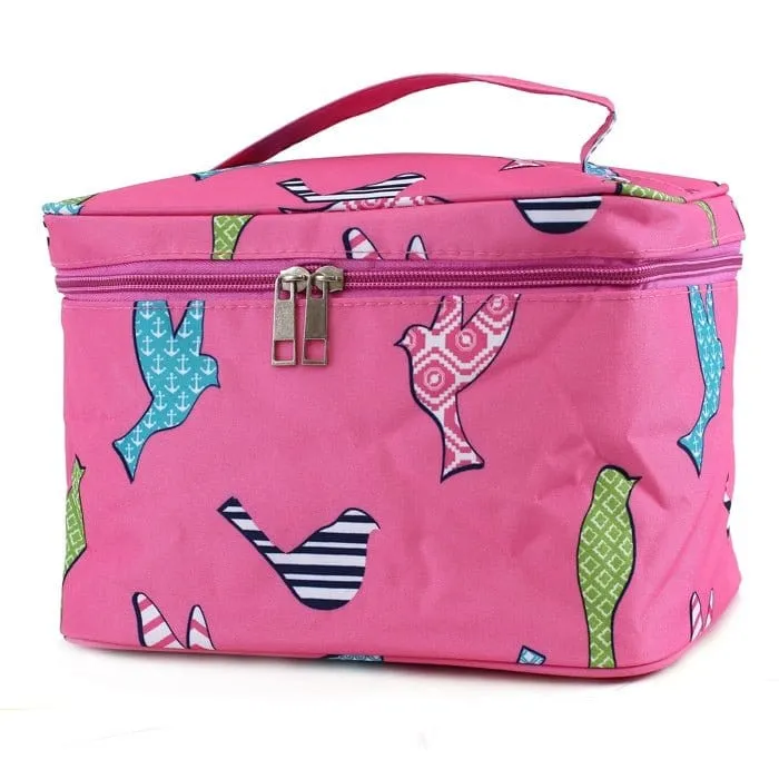 NC70-26 Bird Print Cosmetic/Makeup Bag