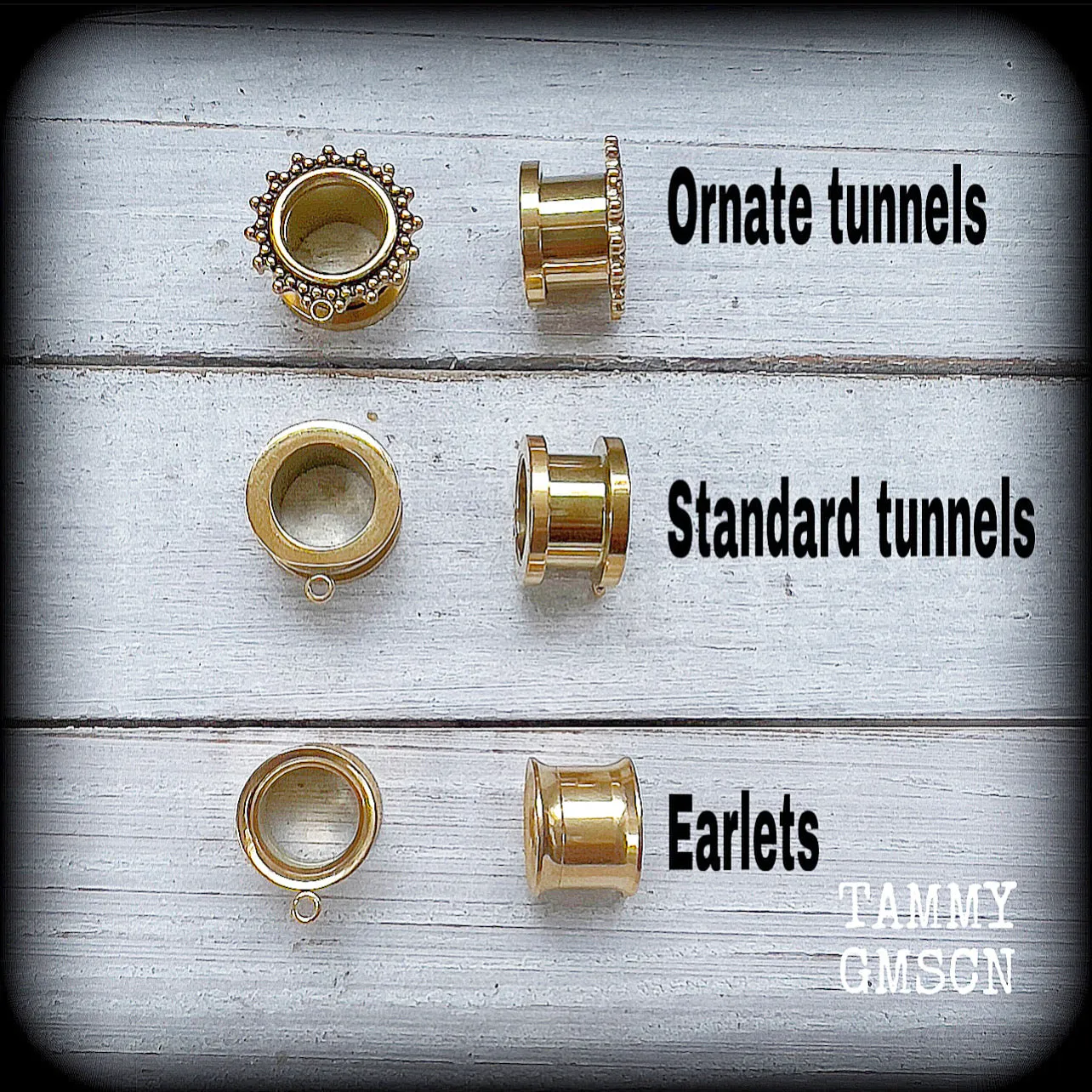 Oculus tunnel earrings-Evil eye ear gauges