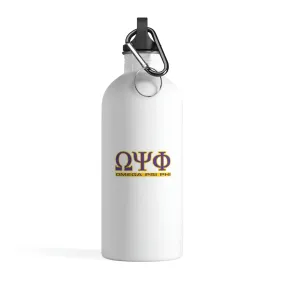 Omega Psi Phi Stainless Steel Water Bottle