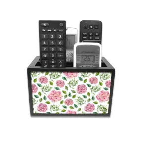 Organizer For TV AC Remotes -Cute Pink Flowers