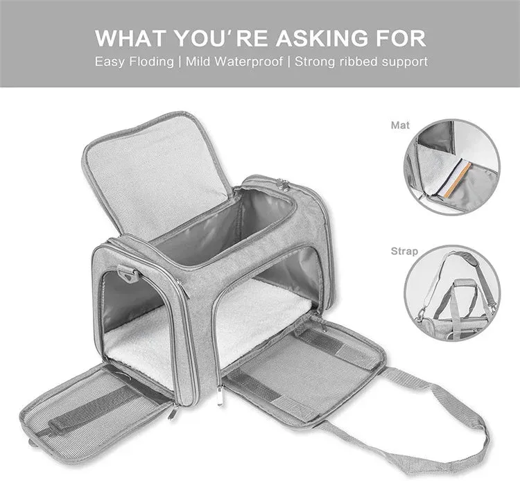 Pat and Pet Emporium | Pet Carriers | Dog Cat Carrier Backpack