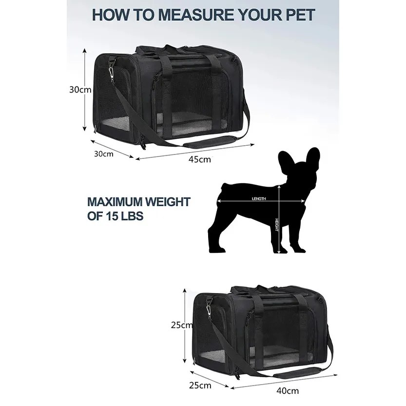 Pat and Pet Emporium | Pet Carriers | Dog Cat Carrier Backpack