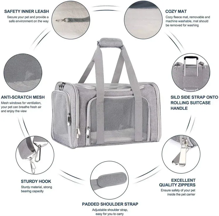 Pat and Pet Emporium | Pet Carriers | Dog Cat Carrier Backpack