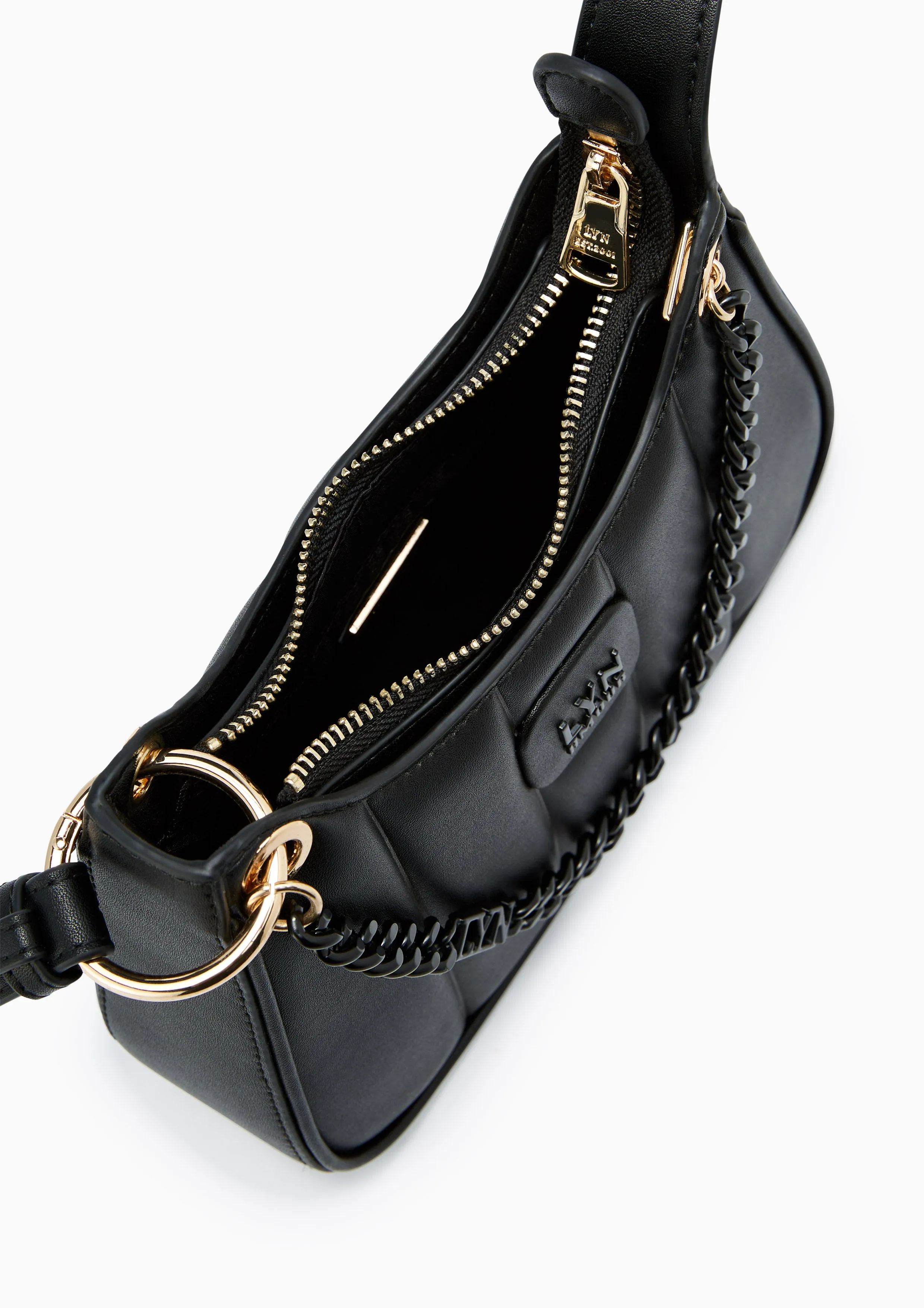 Patti Saddle Crossbody Bag - Black