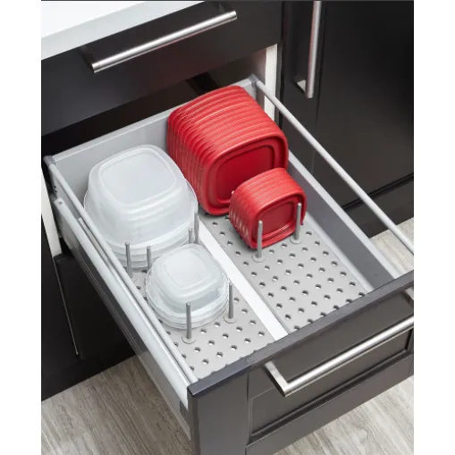 PEGGY DRAWER ORGANIZER  SET OF 4 GREY