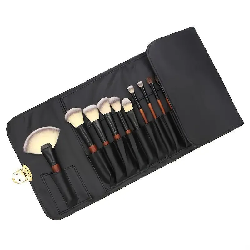 Professional 26pcs Makeup Brushes Set Eye Lip Face Cosmetic Make Up Brush Kit With Leather Bag Soft