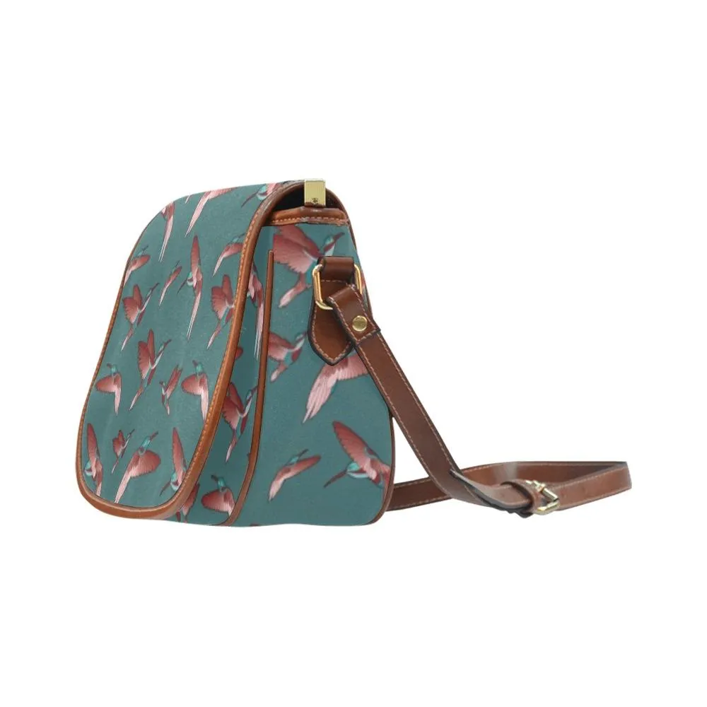 Red Swift Turquoise Saddle Bag/Small