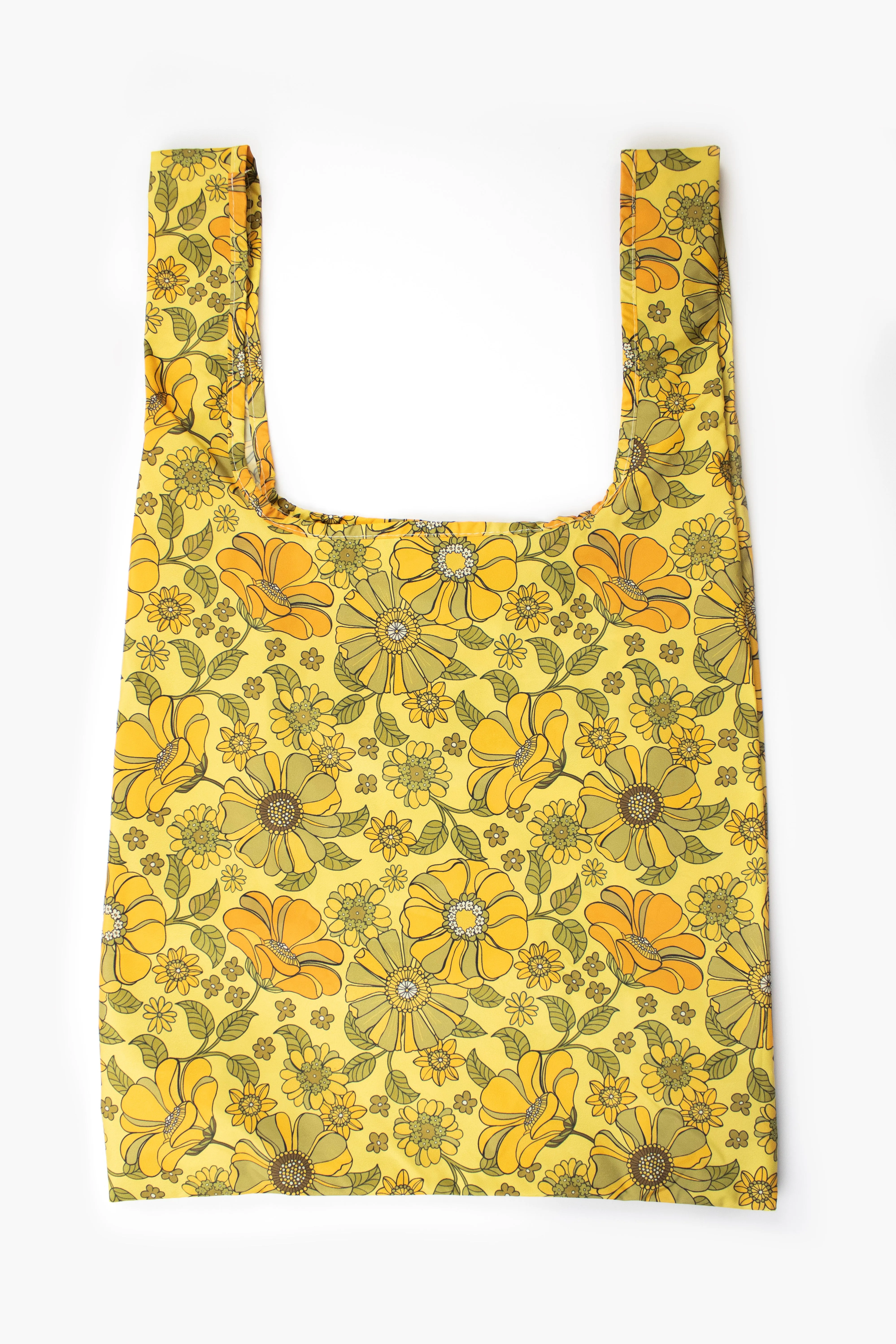 Retro Flowers | Medium Reusable Bag