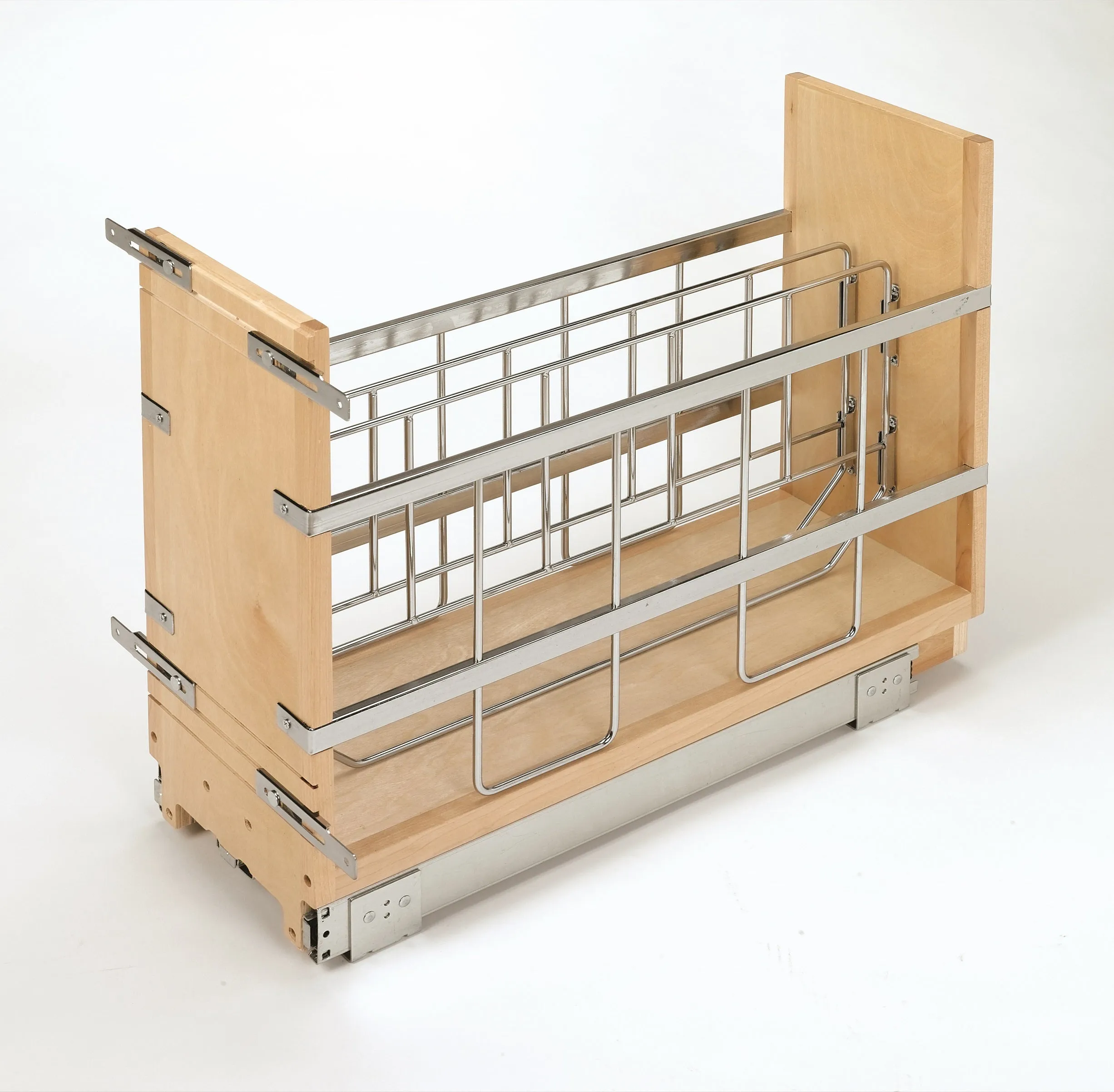 Rev-A-Shelf 5 in Tray Divider, Foil & Wrap Organizer Soft-Close 447-BCBBSC-5C