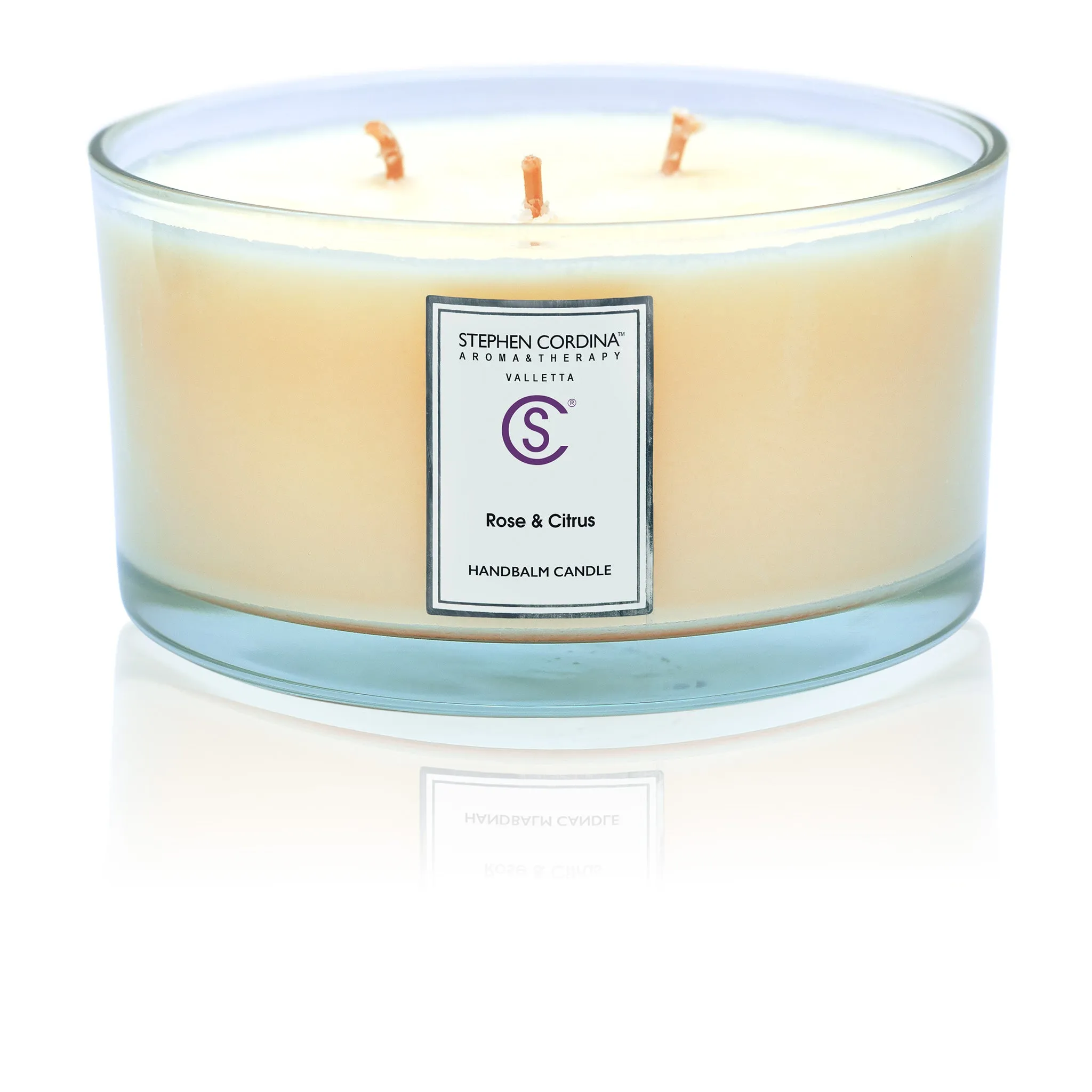 Rose & Citrus Aromatherapy Candle 600ml