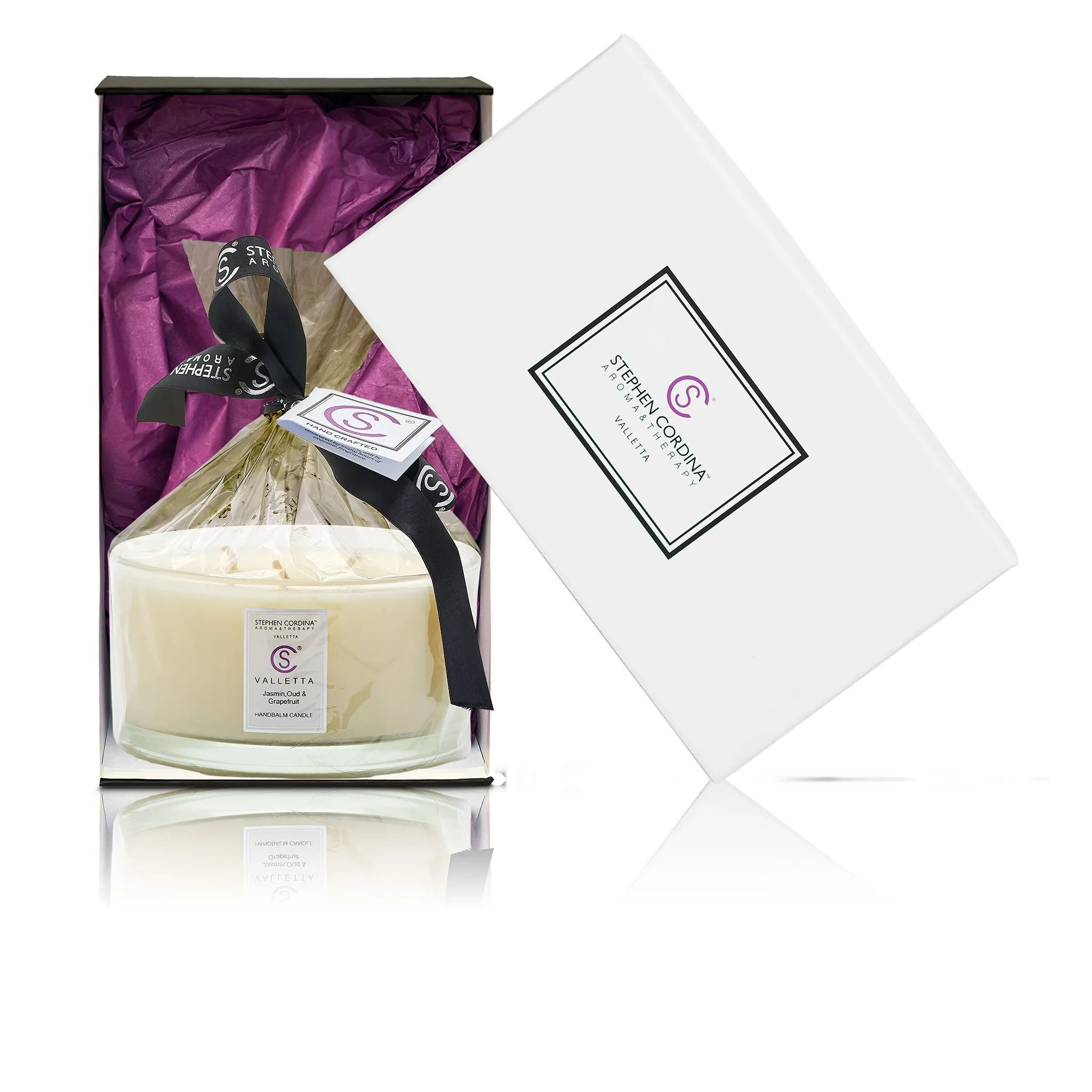 Rose & Citrus Aromatherapy Candle 600ml