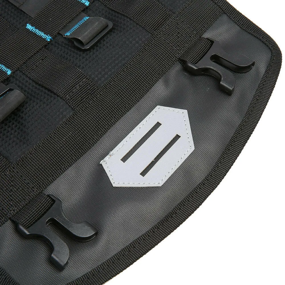 ROSWHEEL Bicycle Bag Waterproof Cycling Mountain Road MTB Bike Front Frame Handlebar Pannier Dry Bag with Roll Top Closure 3L-7L Adjustable