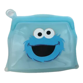 Sesame Street Cookie Monster Small Reusable Silicone Bag