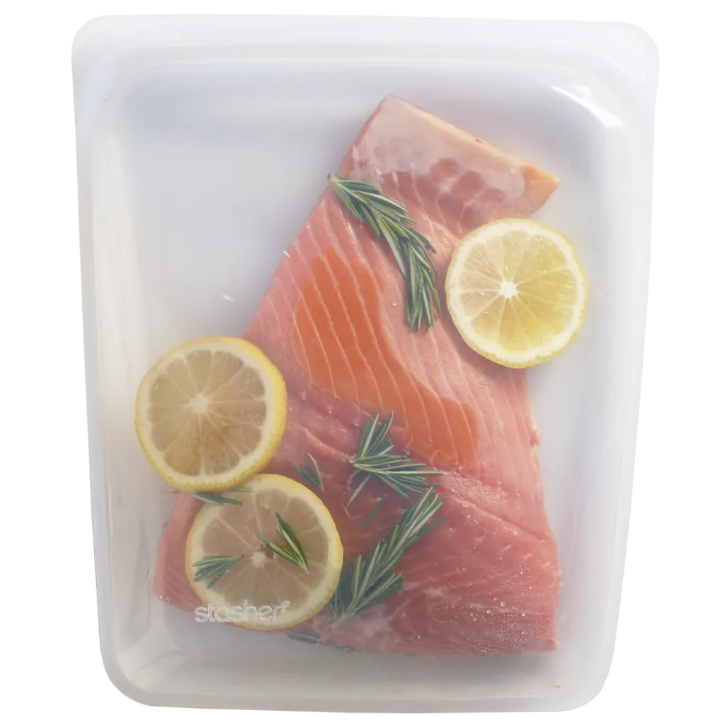Silicone Half-Gallon Bag
