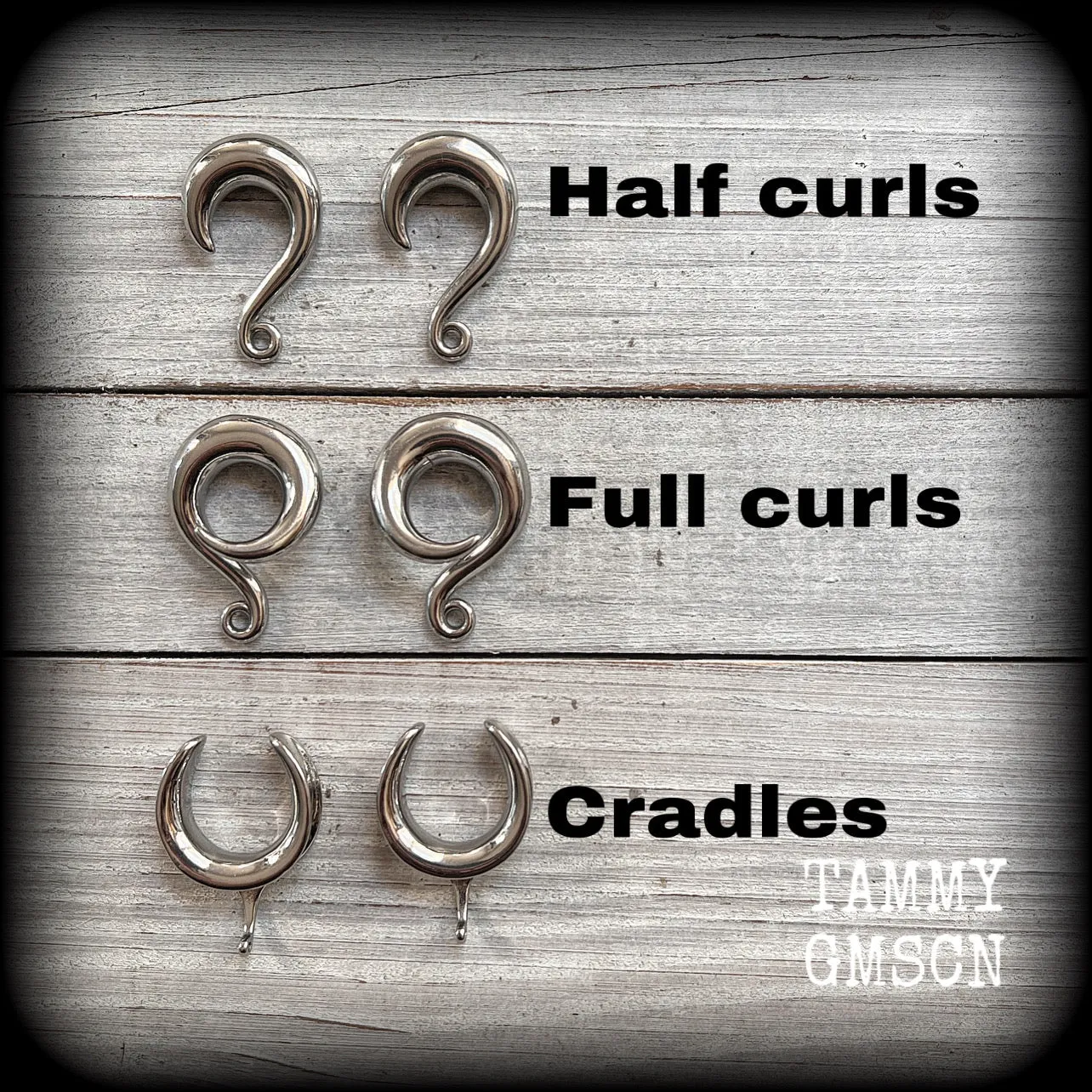 Skeleton cat gauged earrings-Halloween ear gauges
