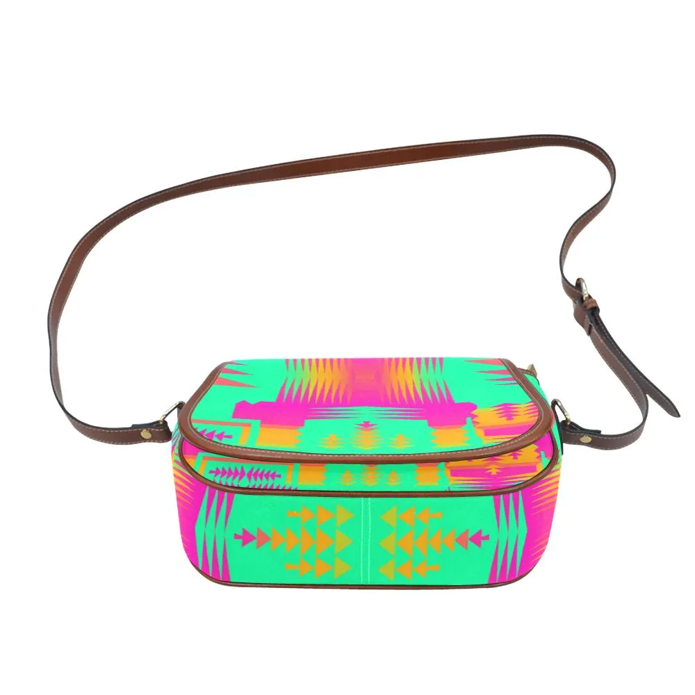 Sky Sky Sage Saddle Bag/Small