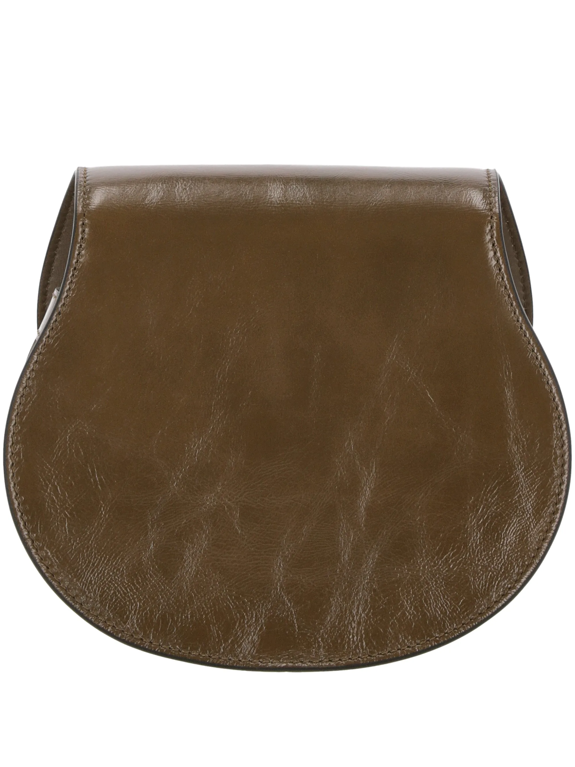 Small Marcie Saddle Bag in Leather