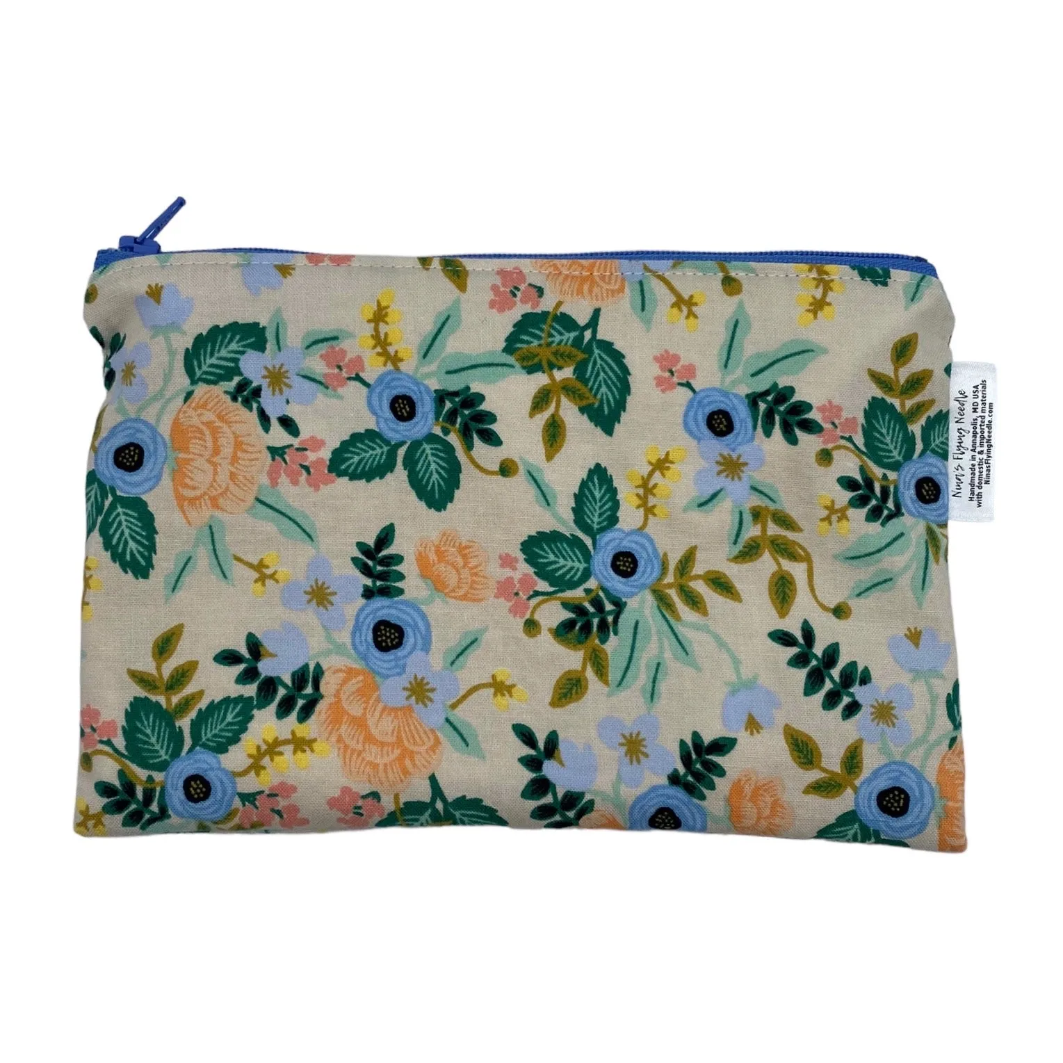 Snack Sized Reusable Zippered Bag Floral Rifle Co Pastels