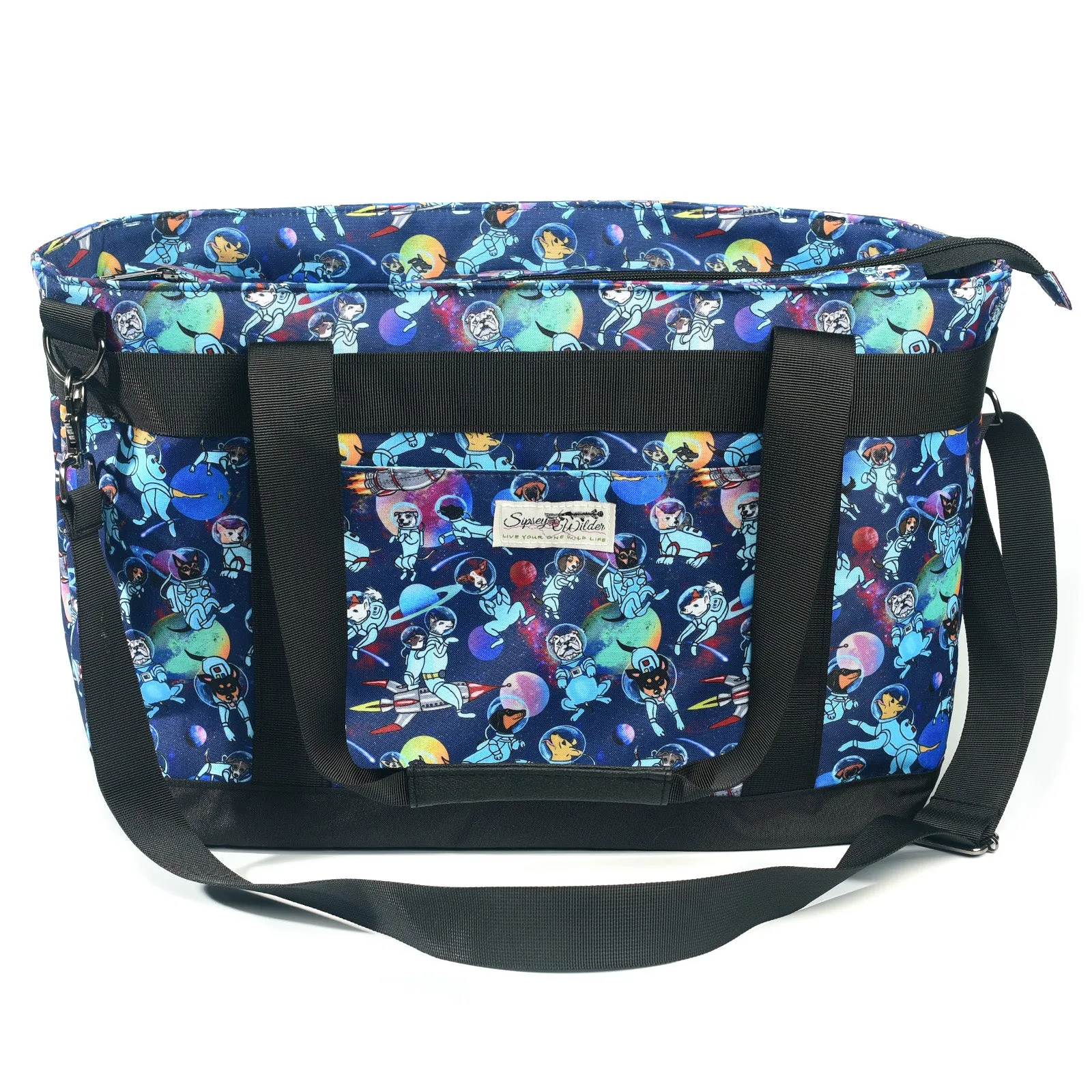 Space Dogs Large Venture Tote