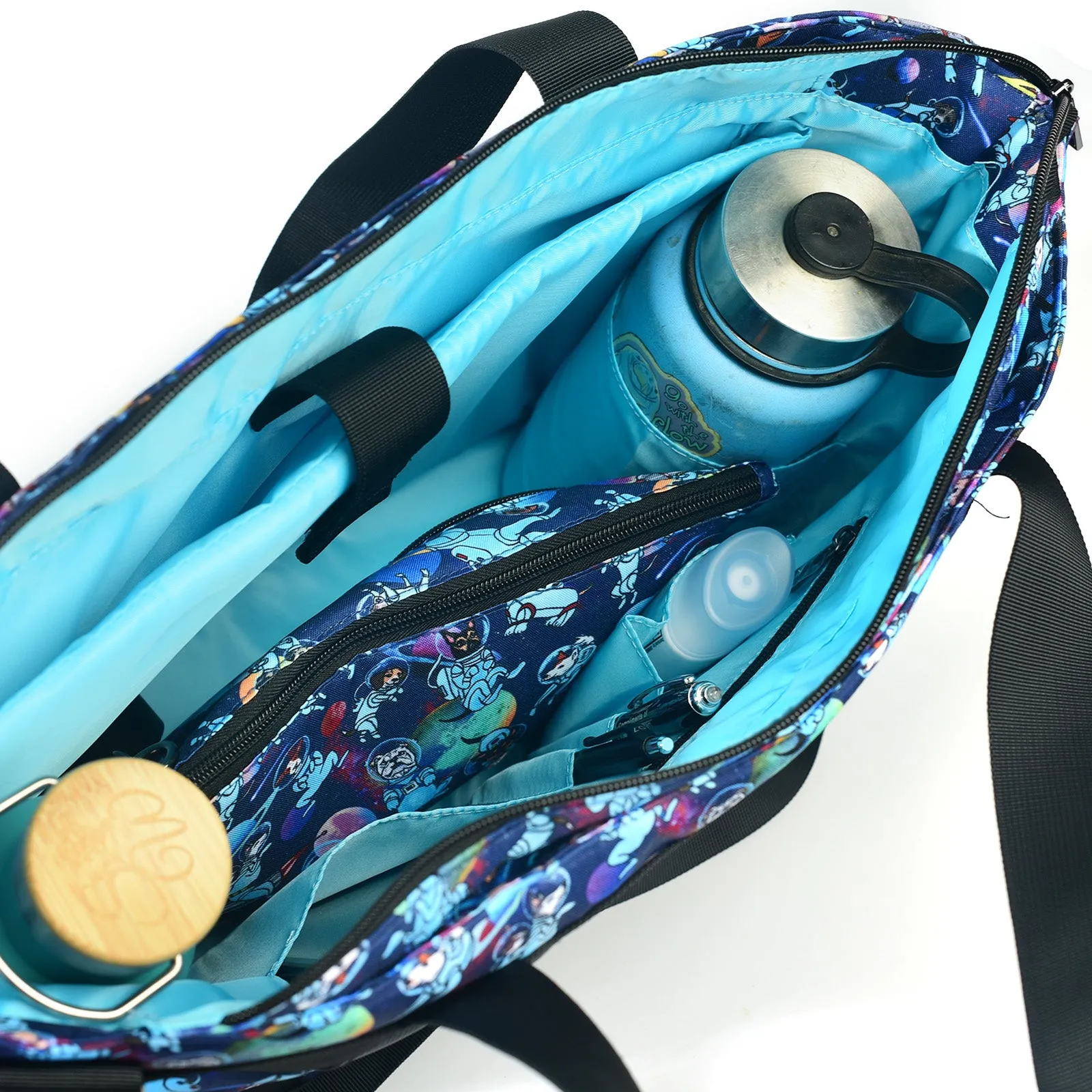 Space Dogs Large Venture Tote