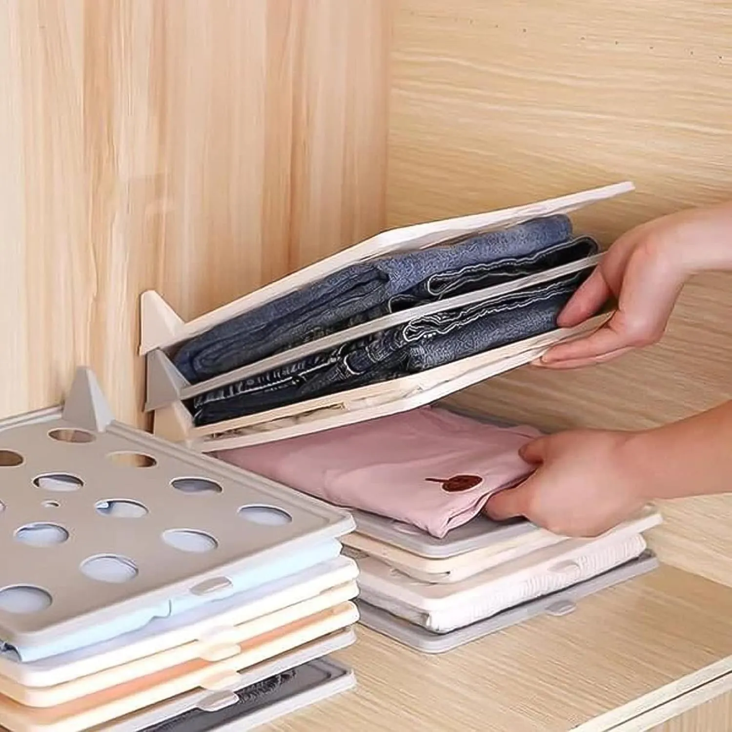 Stackable Shirt Clothes Folding Board (32×26 CM / 1 Pc)