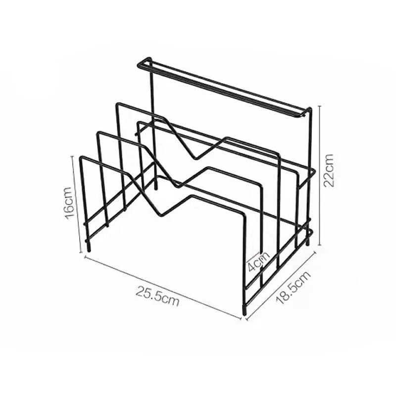 Stainless Steel Kitchen Organizer ID-4 Black