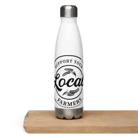 Support Farmers Stainless Steel Water Bottle