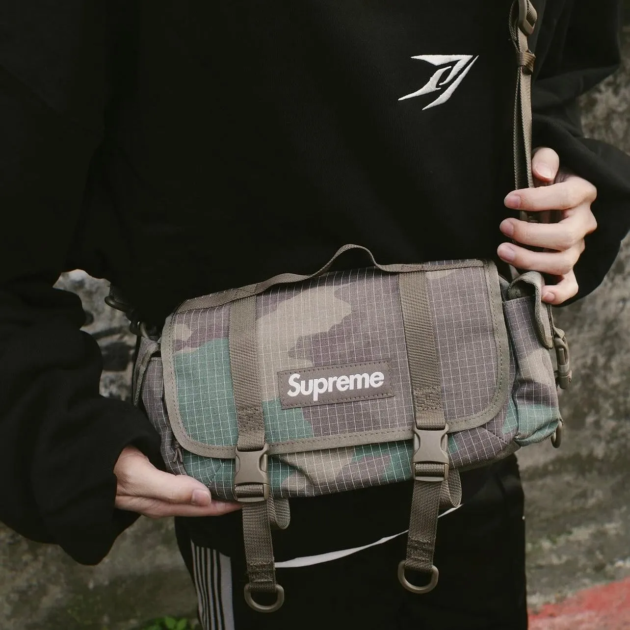 Supreme Reflective Mini Duffle Bag Camo