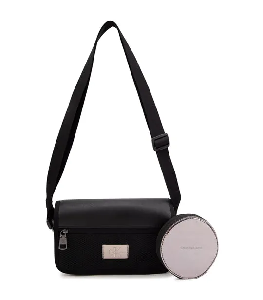 Tagged Flap Camera Bag Black