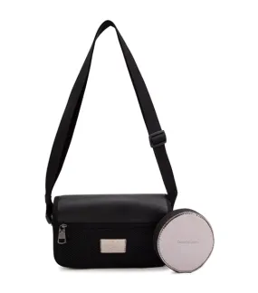 Tagged Flap Camera Bag Black