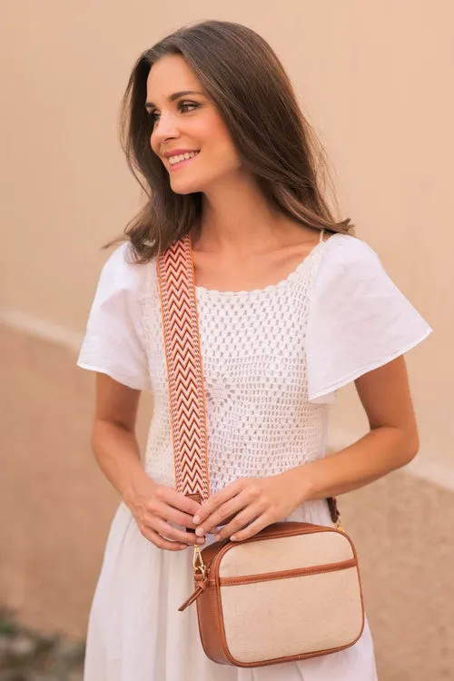 Talia Crossbody Bag - Saddle