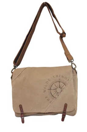 The Extra Mile Canvas Cross Body Satchel