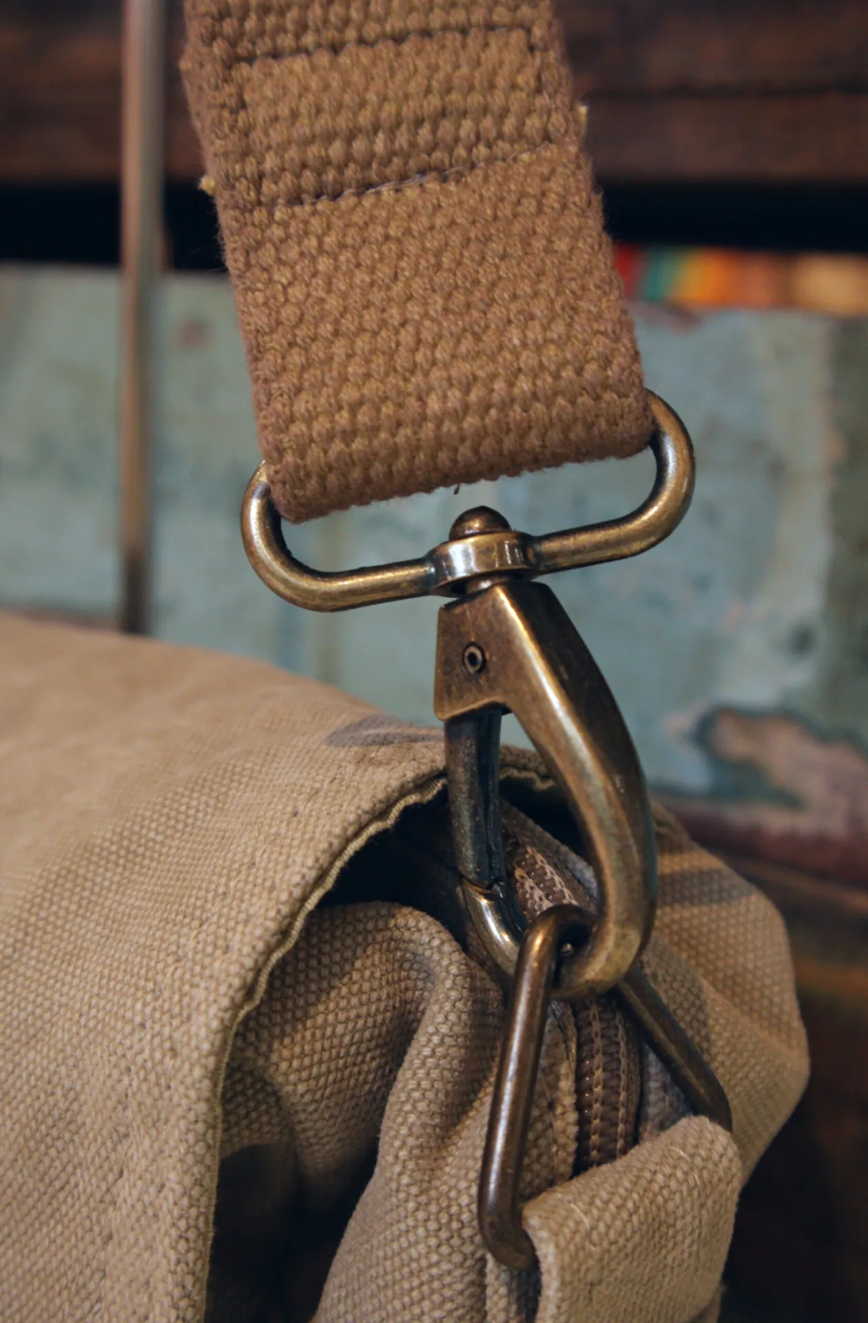 The Extra Mile Canvas Cross Body Satchel