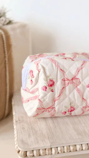 The Sweet Bow Cosmetic Bag