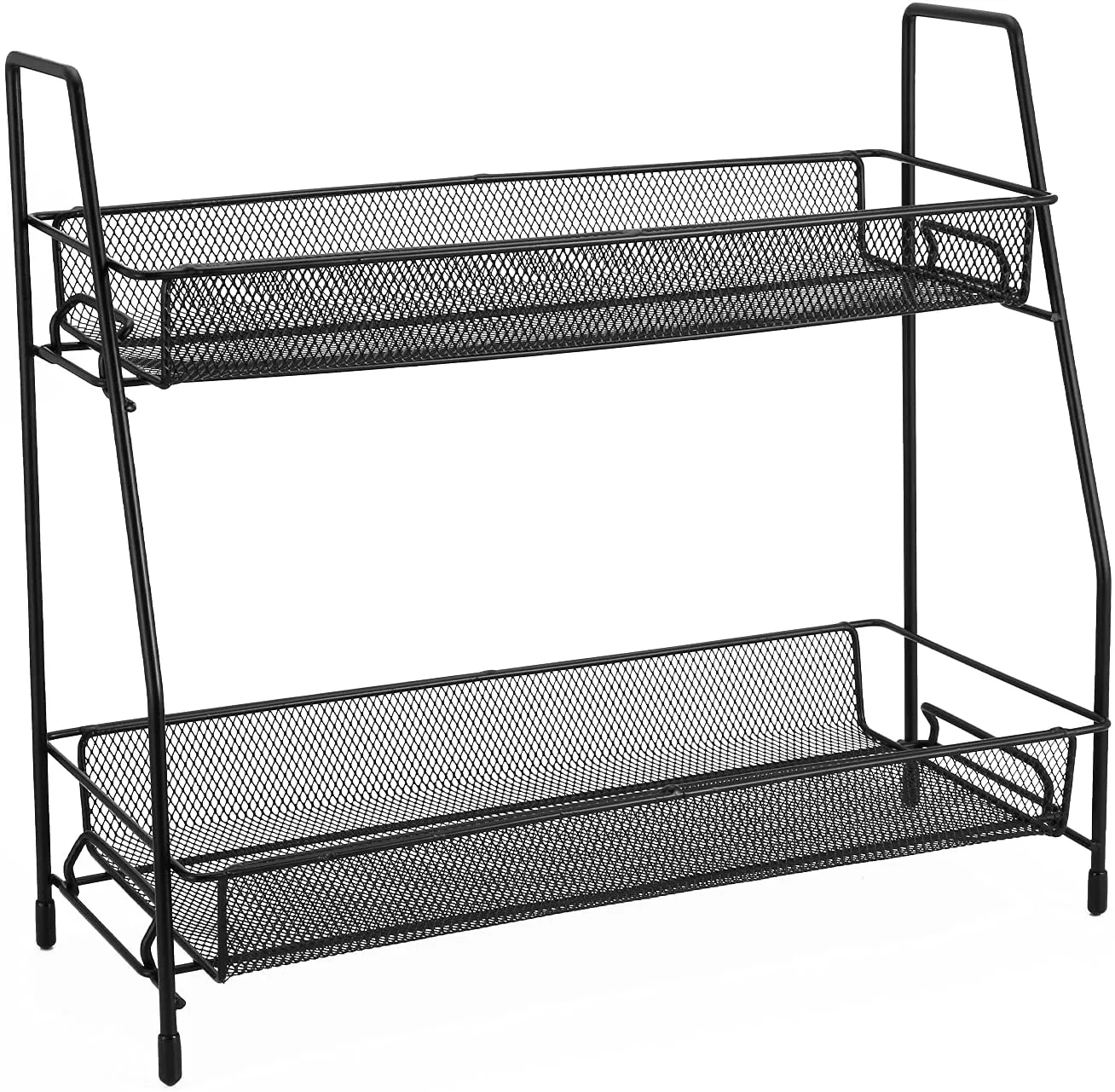 Tier Spice Rack Organizer Bathroom Shelf Desktop Makeup Organizer (Radom Colour)