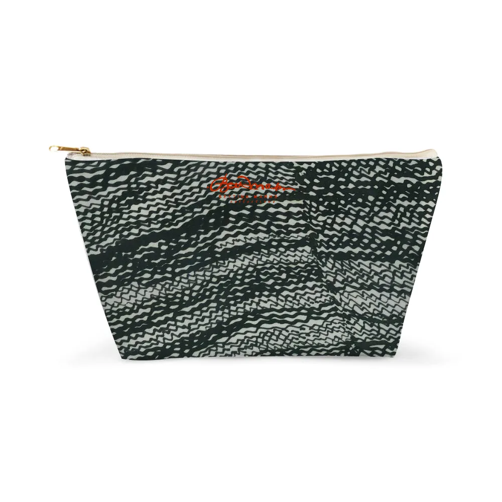 Tire Scribbles Design -- Accessory Pouch T-Bottom