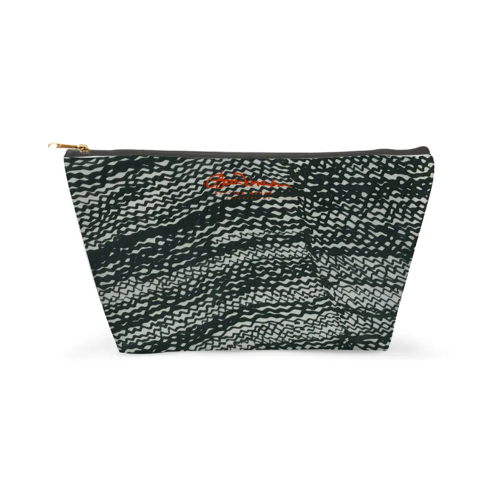 Tire Scribbles Design -- Accessory Pouch T-Bottom