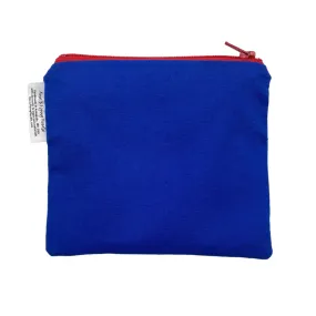 Toddler Sized Reusable Zippered Bag Solid Royal Blue