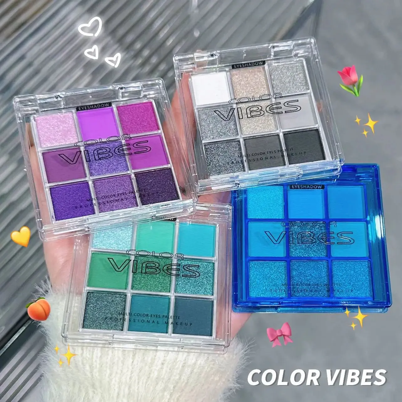 Toleet-Christmas/Thanksgiving Gift Winter Makeup Ideas 9 Colors Glitter Eyeshadow Palette Avocado Green Shimmer Pearlescent Matte Colorful Eye Shadows Palette Waterproof Eye Make Up